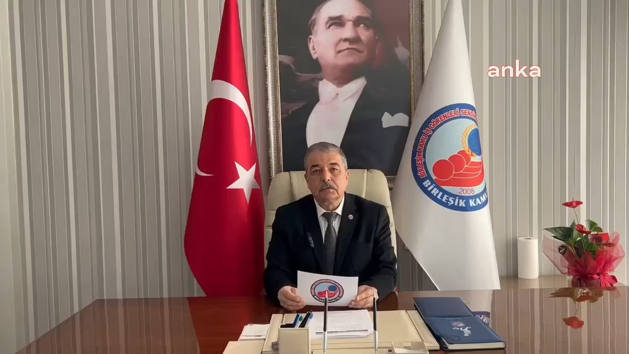 Birleşik Kamu İş Konfederasyonu Genel Başkanı Orhan Yıldırım